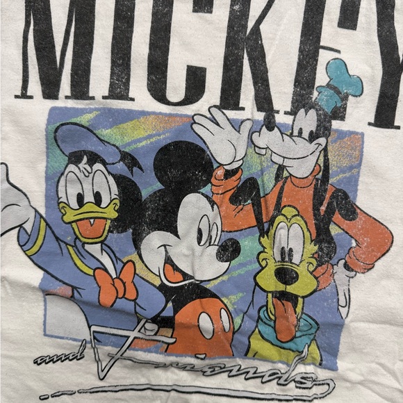 NEW DISNEY MICKEY MOUSE AND FRIENDS MENS GRAPHIC DESIGN T-SHIRT SIZE S 34 / 36 - Picture 3 of 4